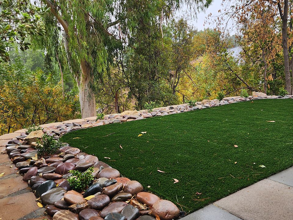 Private backyard and large patio