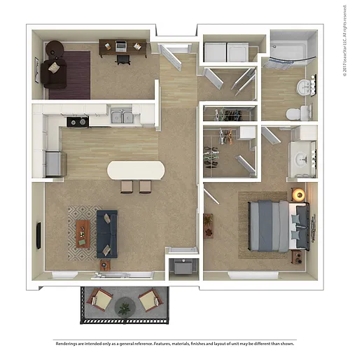 Floor plan Chord - A with Den