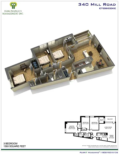 Floor plan Three Bedroom