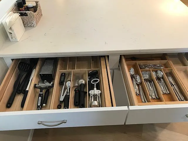 Silverware and utensils.
