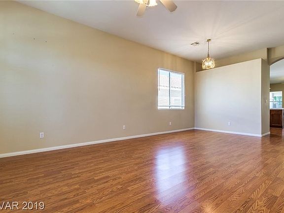 Living room and dining room have laminate floors...