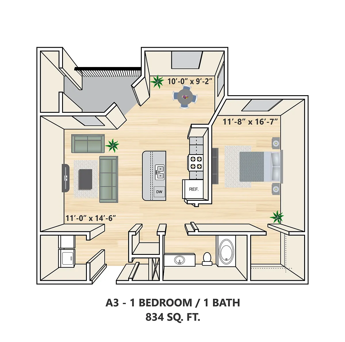 Floor plan A3
