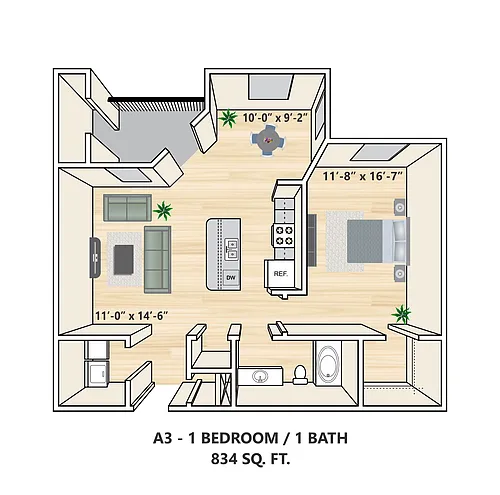 Floor plan A3