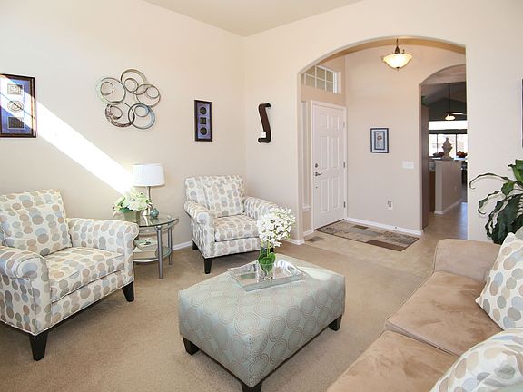 Living room off entry way