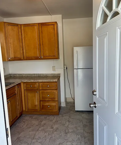Kitchen from porch