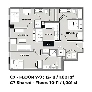 Floor plan C7