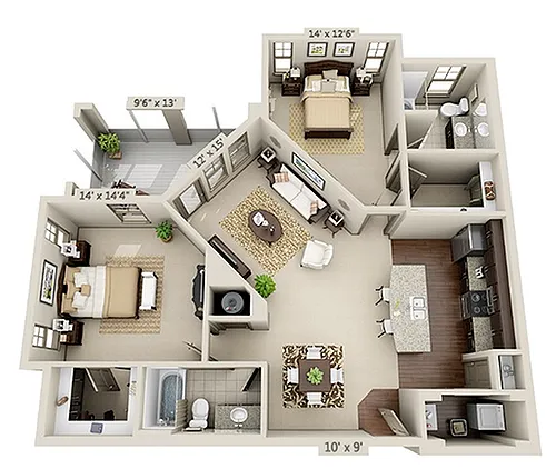 Floor plan Tuscumbia
