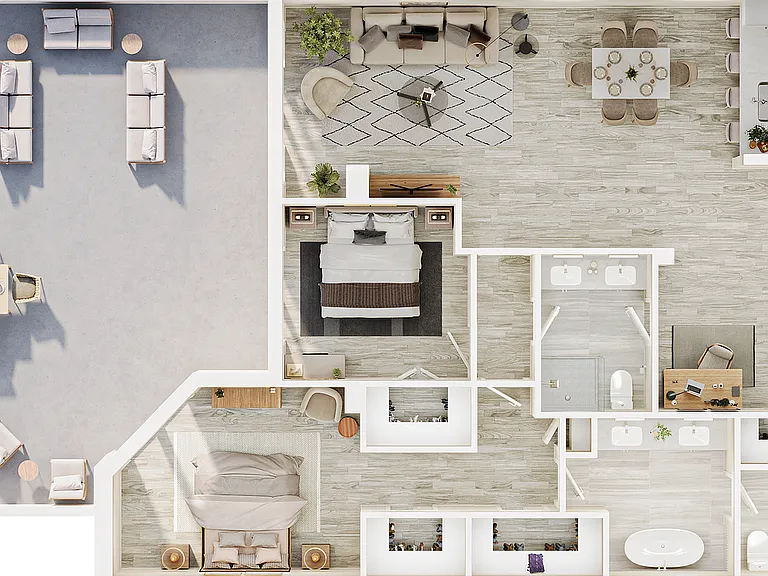 Glow: 2bed 2bath Glow: 2bed 2bath
