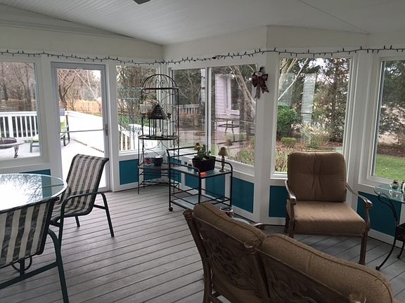 Three season room & deck