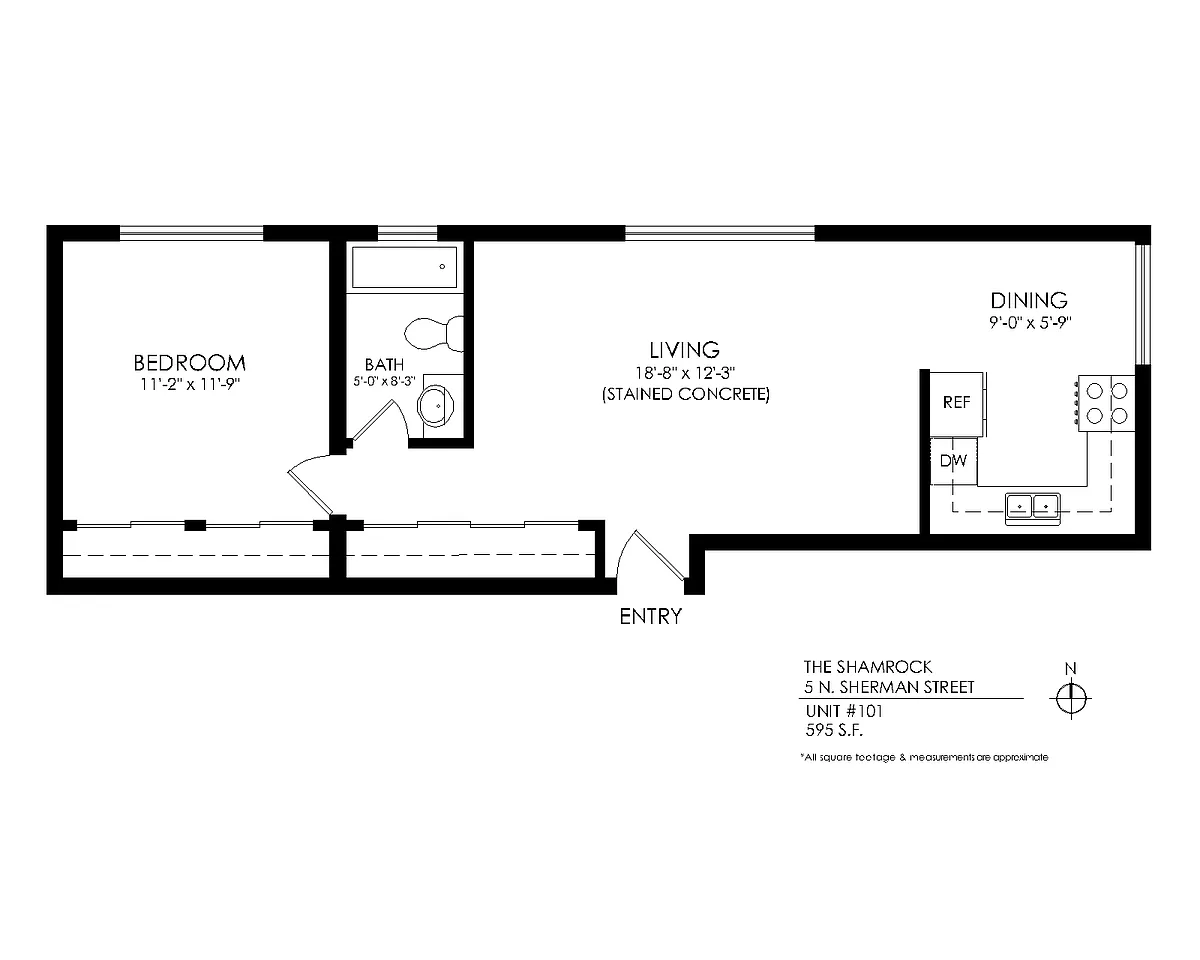 Floor plan 1 Bedroom