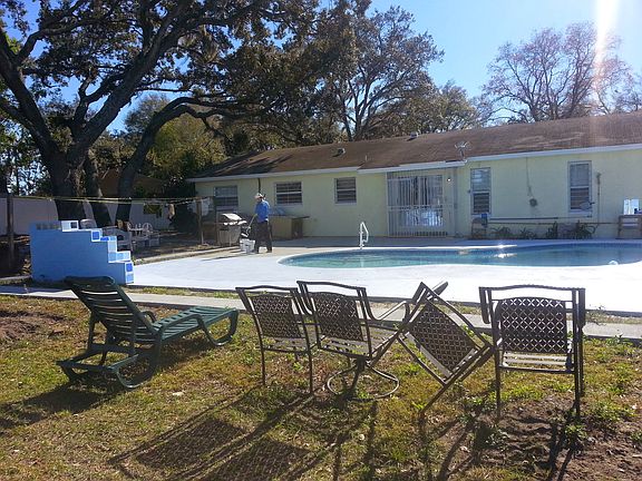 From the huge back yard