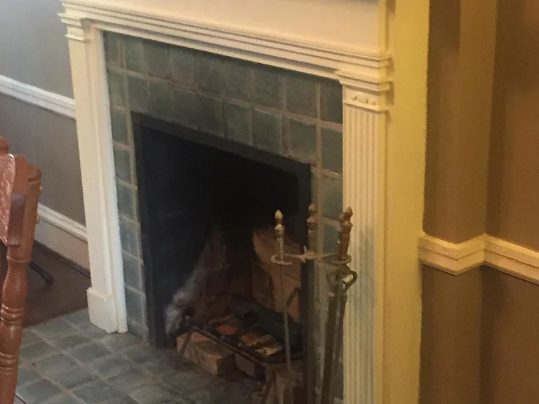Fireplace in living room