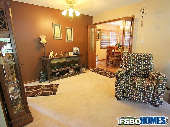 Living Room Leading Into Formal Dining Room