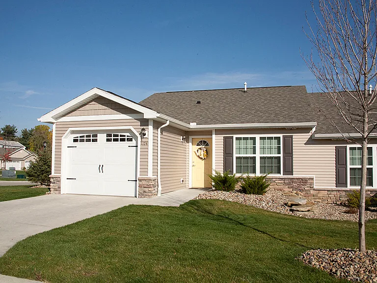 Attached Garages with Driveway Parking