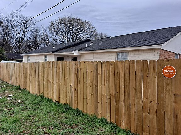 Property is fenced in.