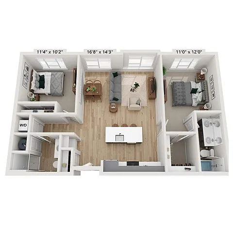 Floor plan B3
