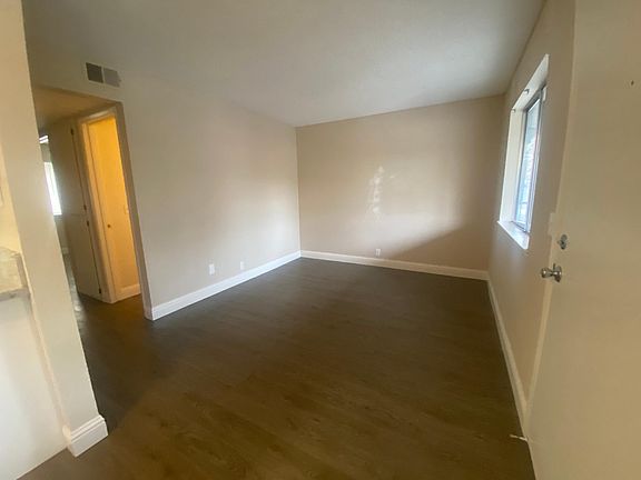 Front living room from kitchen nook.