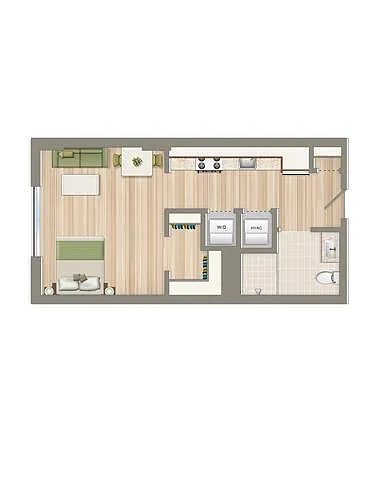 Floor plan Studio - A