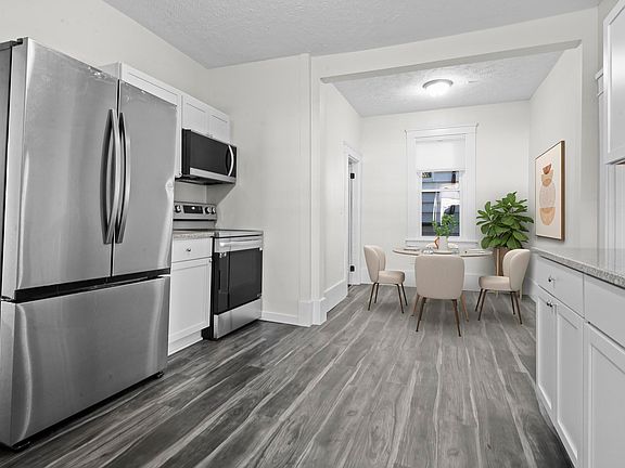 Remodeled kitchen with brand new appliances. (Unit is leased unfurnished but includes appliances)