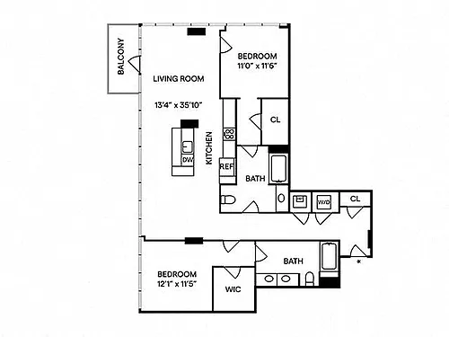 Floor plan B5- Penthouse 732