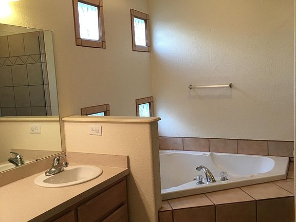 Master bathroom with jacuzzi tub