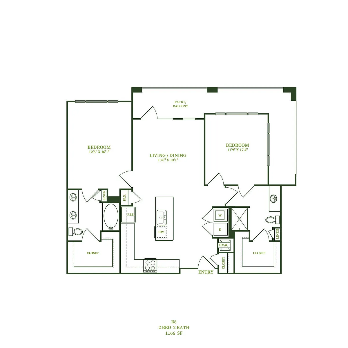 Floor plan B8