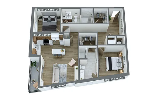 Floor plan B2