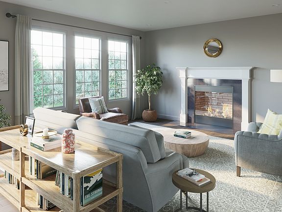 Cozy great room w opt. fireplace