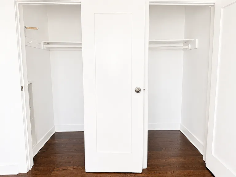Close-up of Living Room Closets