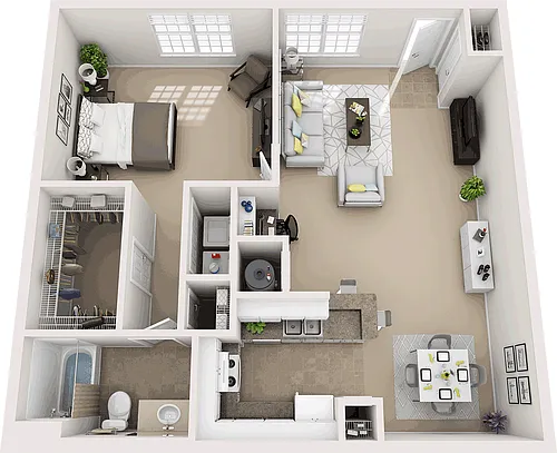 Floor plan G1E