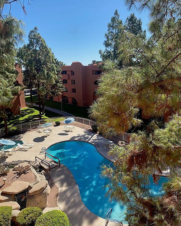 Pool View from Balcony