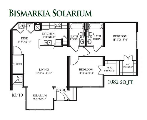 Floor plan Bizmarkia