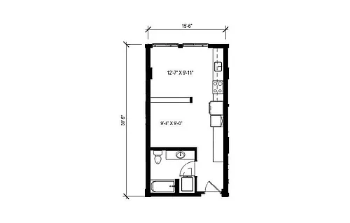 Floor plan Studio - S3