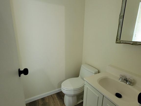 Entryway bathroom closeup.