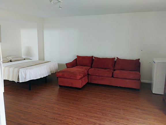 furnished bed with sofa, Wardrobe