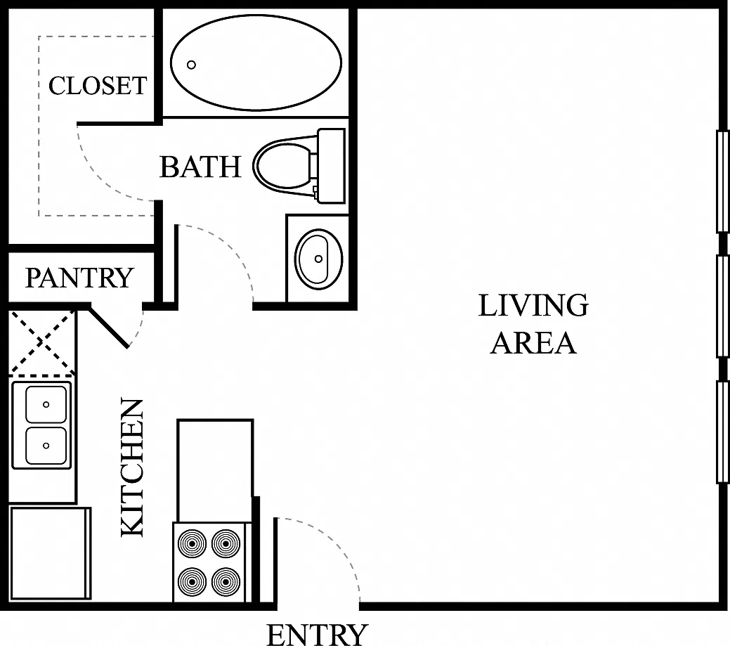 Floor plan E1