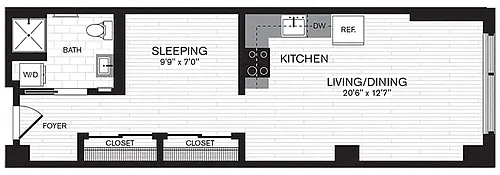 Floor plan Studio - L7