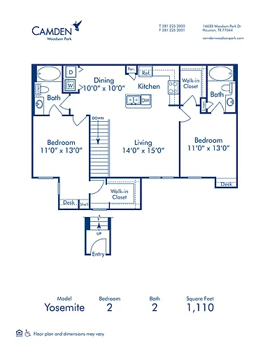 Floor plan Yosemite