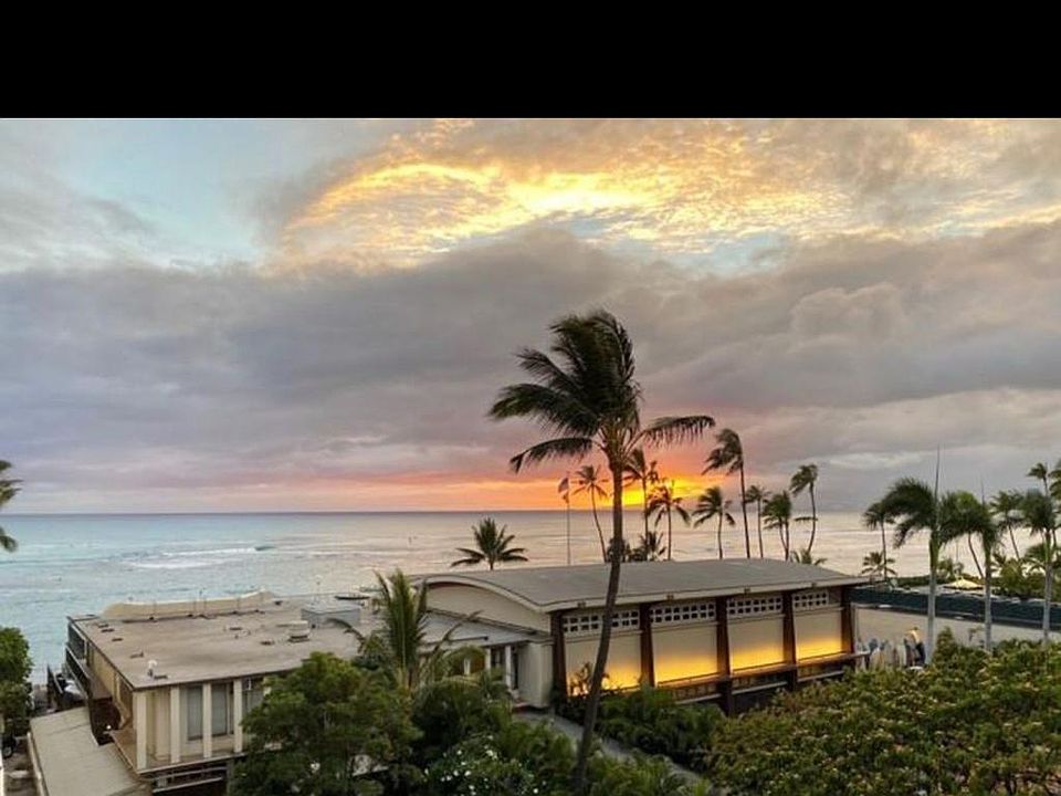 Lanai view at sunset
