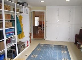 the huge mud room