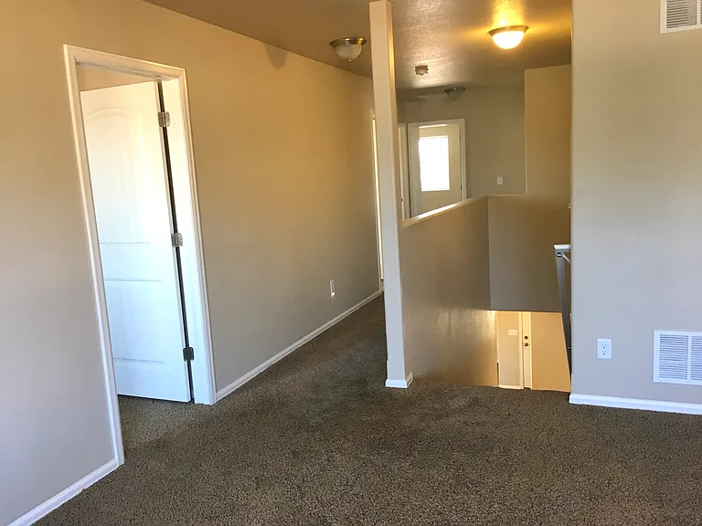 there is a loft on the second floor