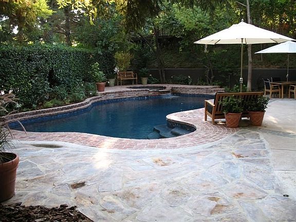 Very private backyard