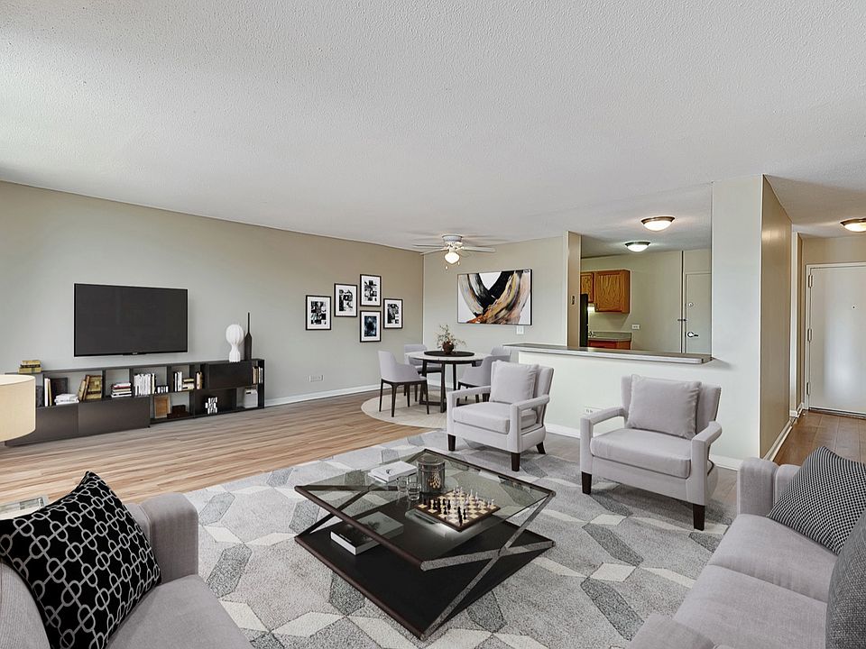 Large open living room