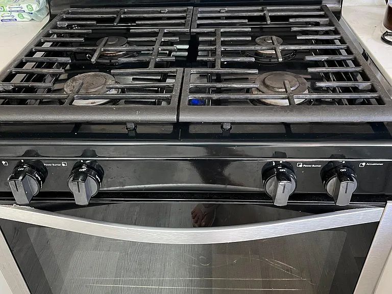 Gas stainless steel stove!
