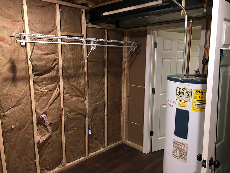 Basement storage/utility room.