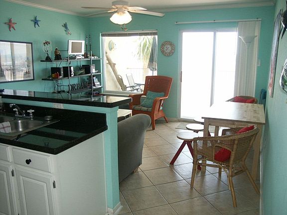 Living room and kitchen