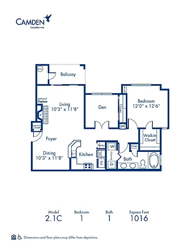 Floor plan 21C