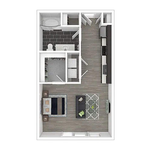 Floor plan Studio