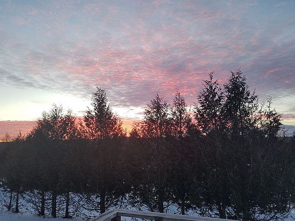 Valley view from front porch