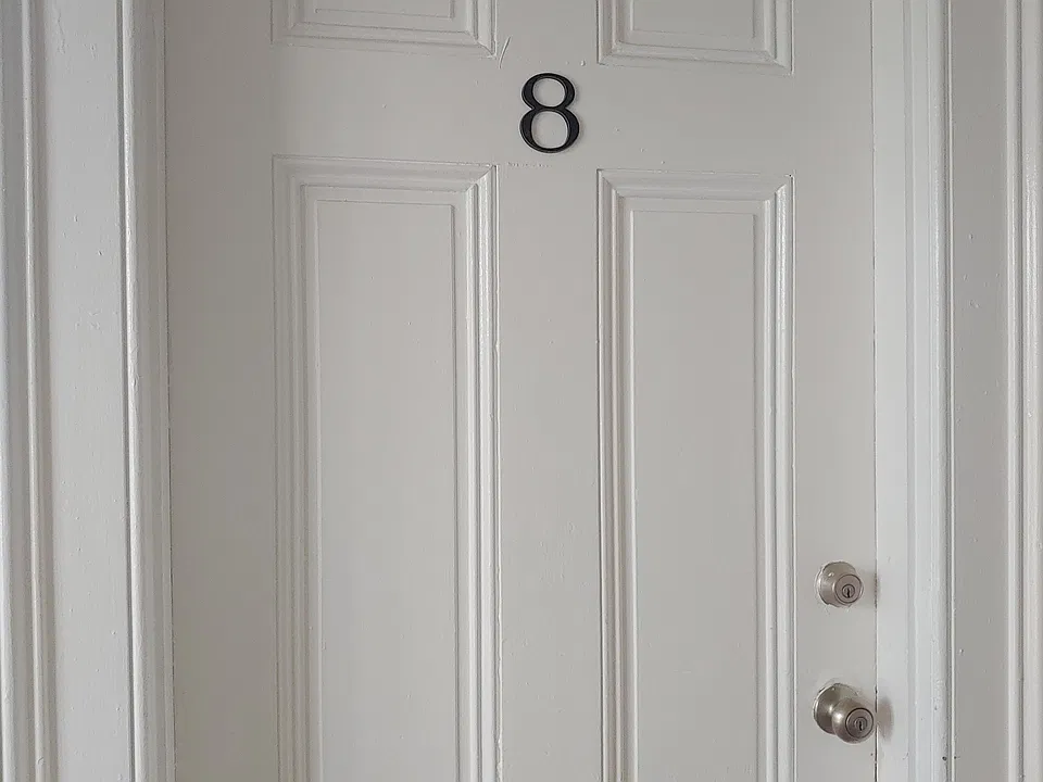 Unit 8 private locked door